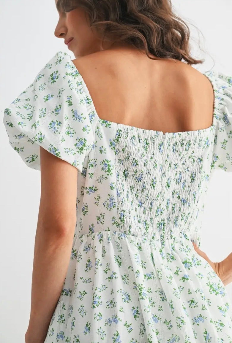 Soft Garden Floral Midi