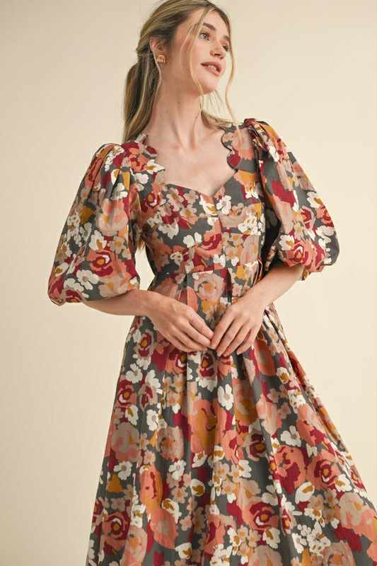 Aura Midi Dress