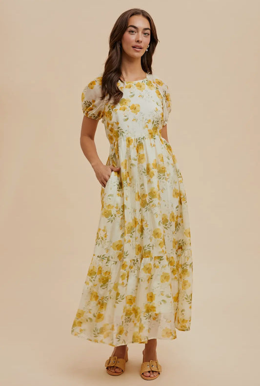 Rosalie Floral maxi dress