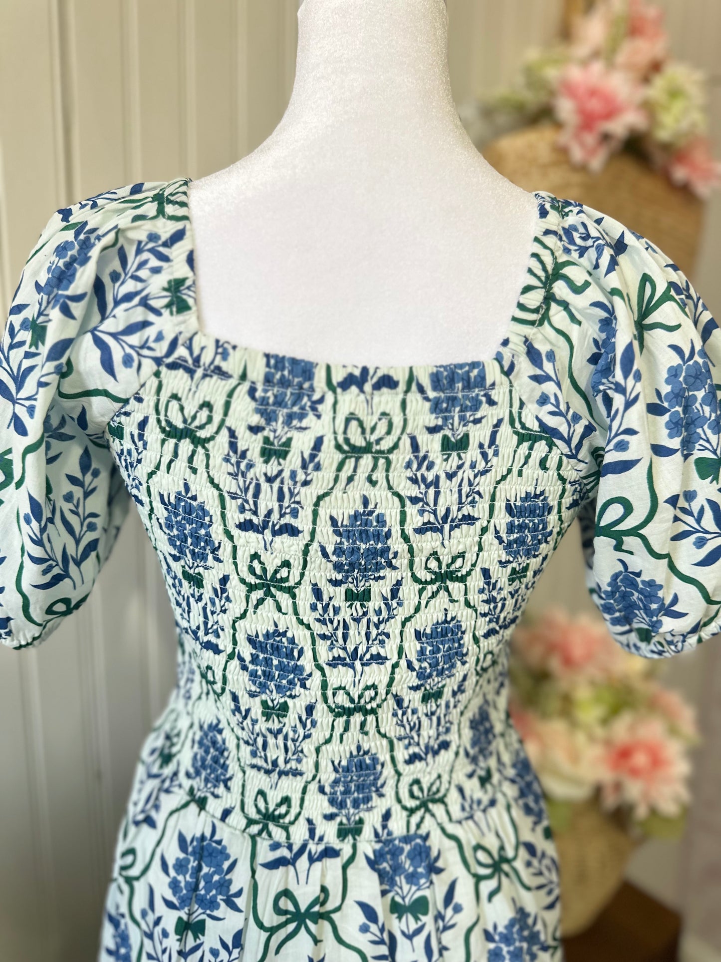 Spring floral Maxi dress