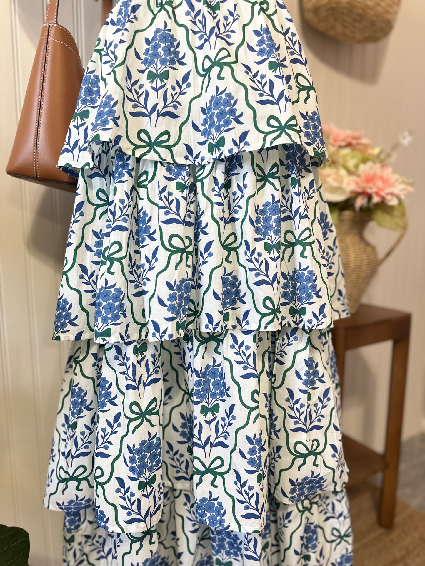 Spring floral Maxi dress