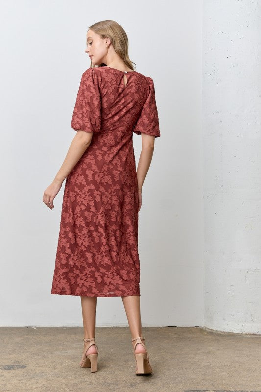 Floral Grace Midi Dress