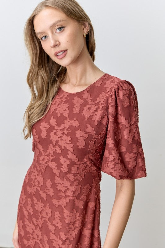 Floral Grace Midi Dress